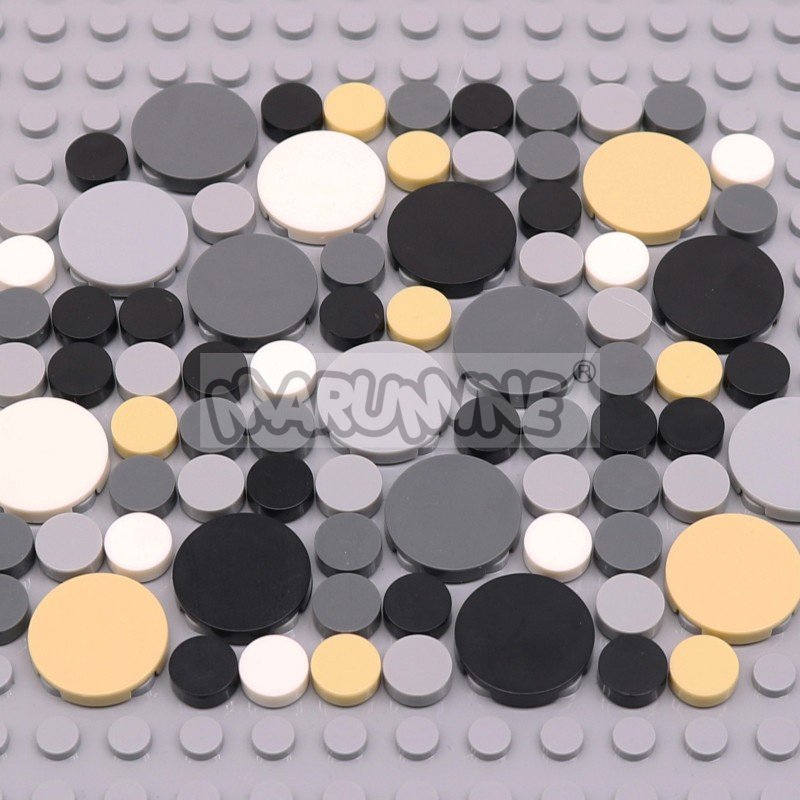 Lego Set City - 350 pçs blocos de telha redonda