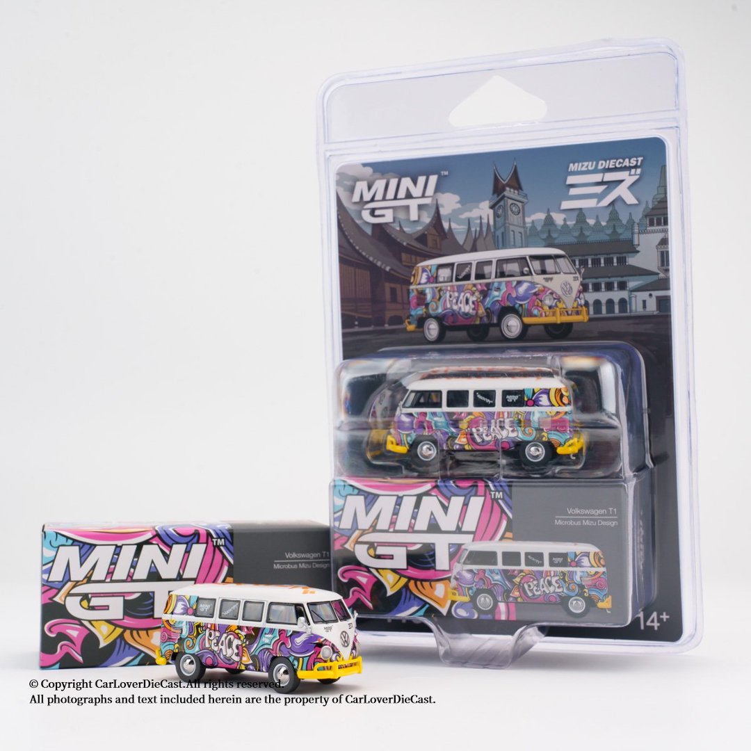 MINIGT 1:64 Volkswagen T1 Micr - Die Cast Car 1 64 avaliação e preço