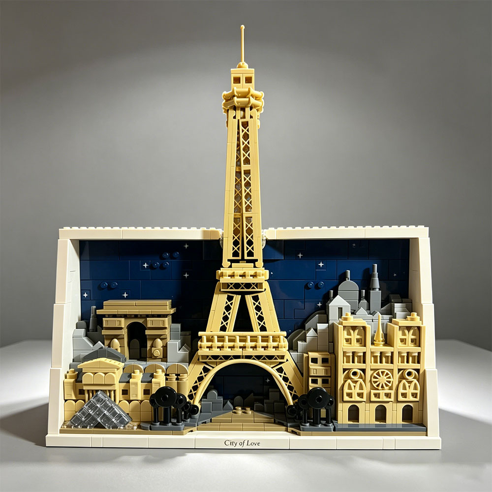 NOVO 2026 Love City—Paris Buil - Lego Set City avaliação e preço