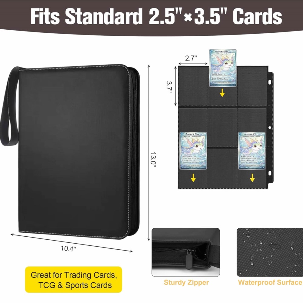 Álbum de Cartas com 900 Bolsos - Pokemon Binder Card avaliação e preço
